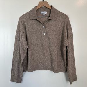 & Other Stories Collared Knit Sweater